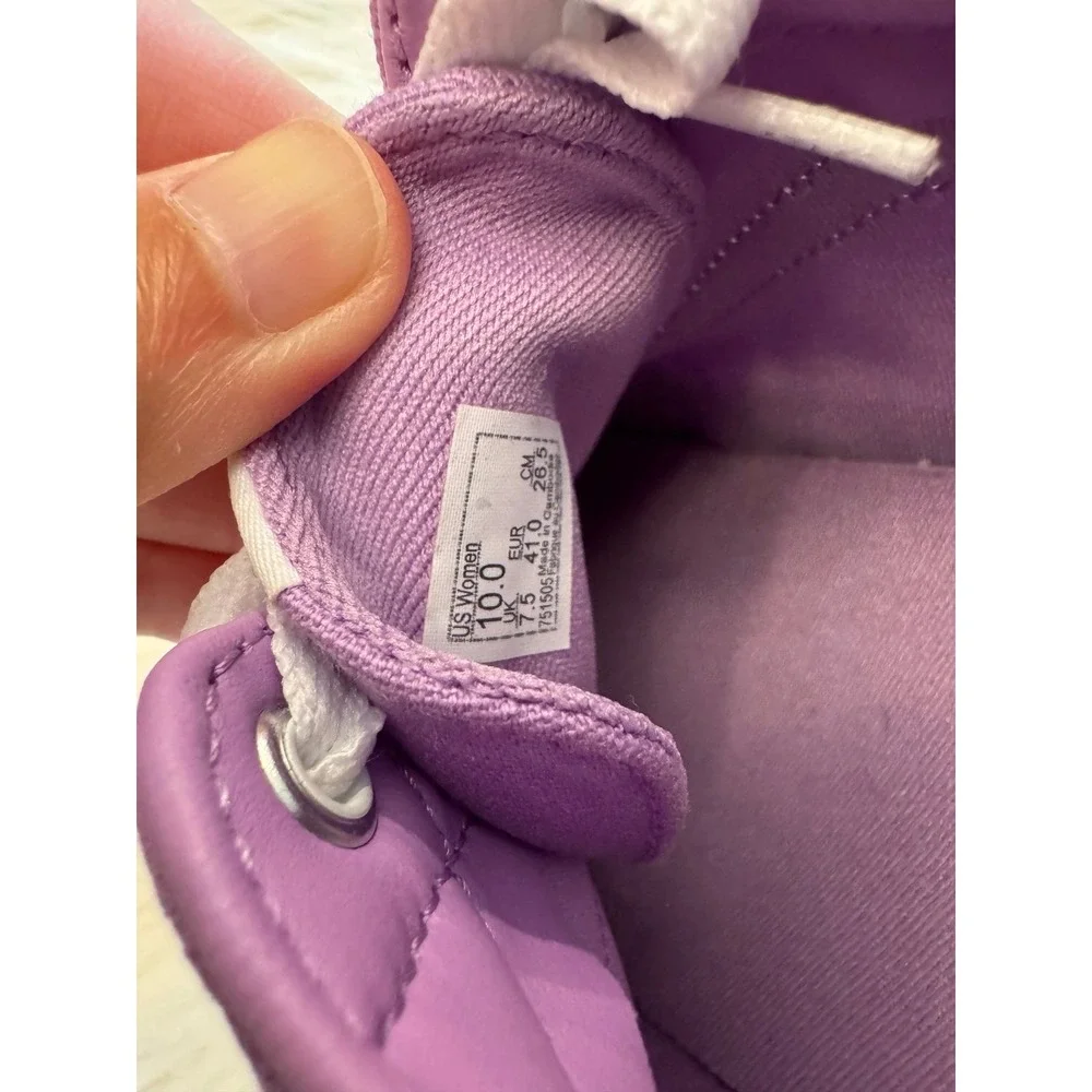 Vans purple sneakers size 10 women's